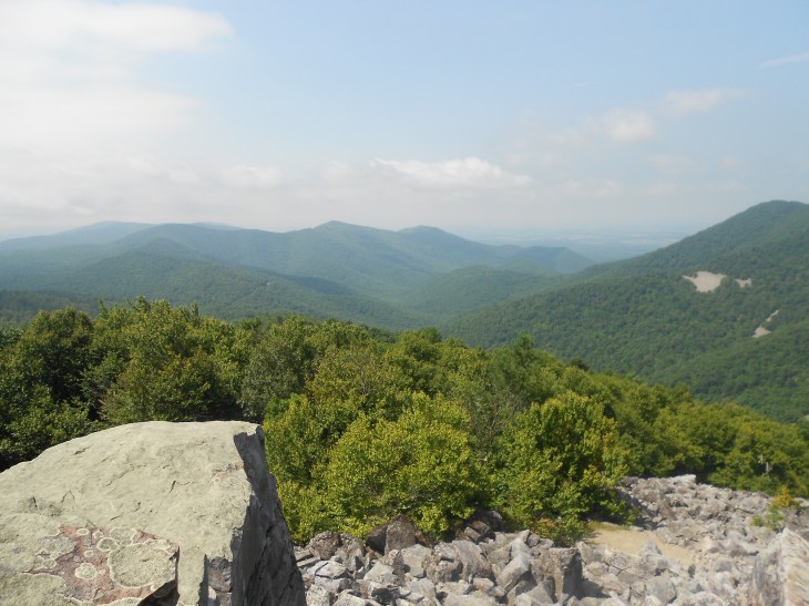 Lunch on Blackrock Summit.